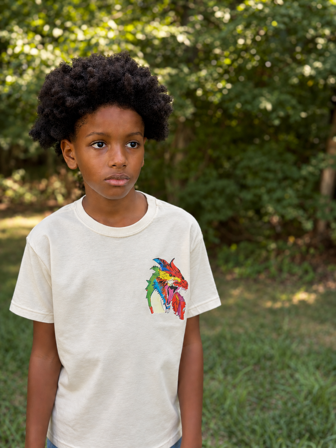 Light Vapor Tee Vintage White